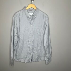 NWT Goodfellow & Co Light Gray Casual Button-Down Shirt